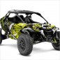Preview: X-Design Neon Yellow XL Version for Can-Am Maverick R 2 Doors